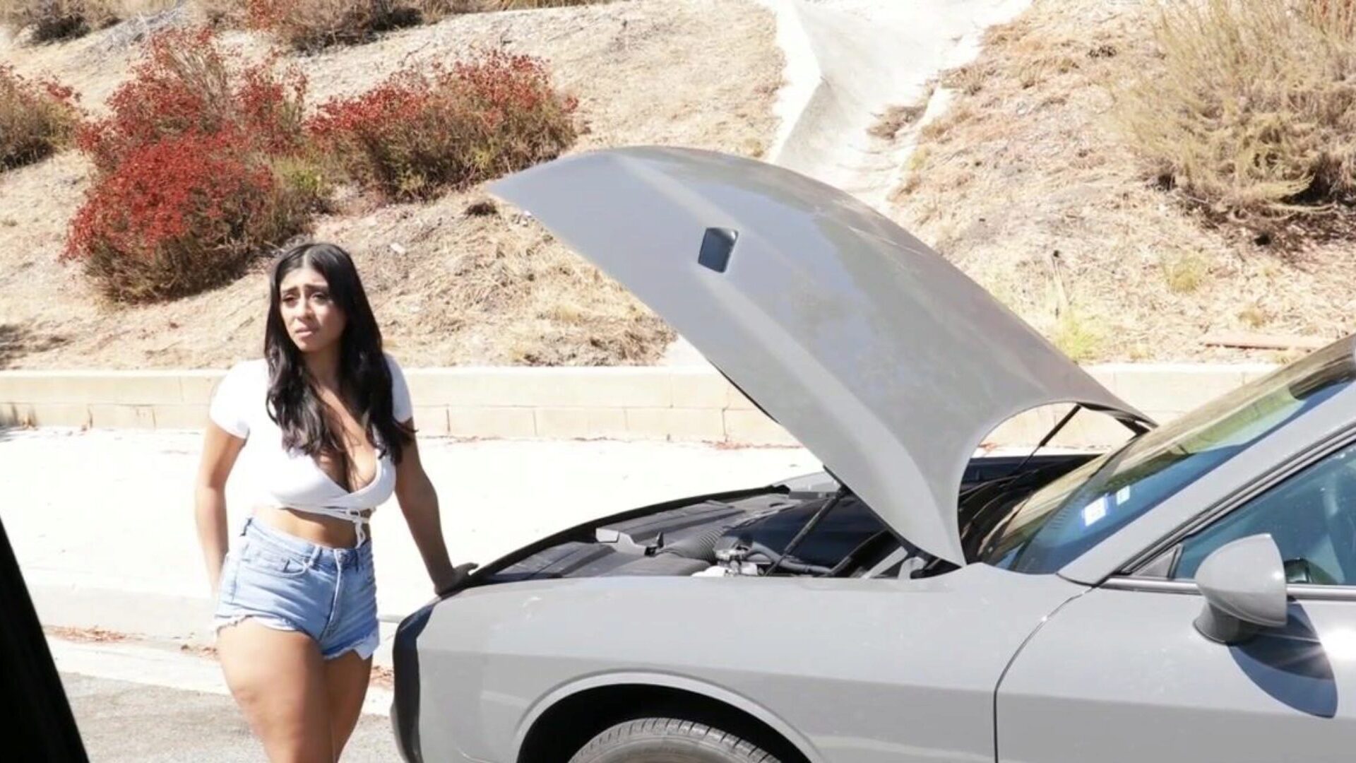 Redtube tras a peituda mais deliciosa para fazer sexo com seu namorado a gatinha mais safadinha - Busty Latina Violet Myers Offers Her Pussy To Random Black Dudes