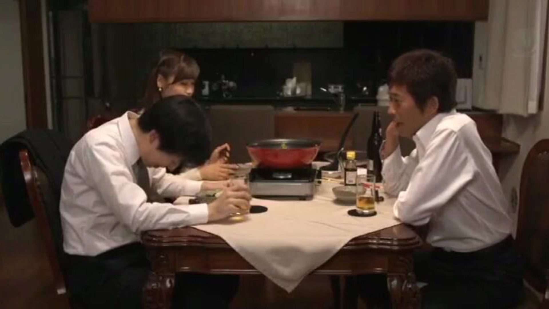 JAV wife having affair with hubbies boss